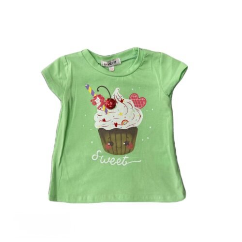Blusa Love Cat Verde