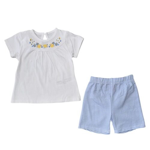 Set Blanco Rayas Kotton Kandy