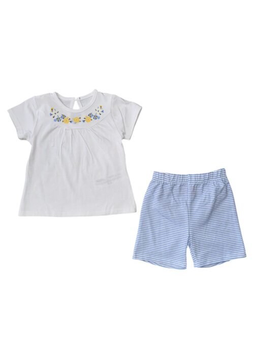 Set Blanco Rayas Kotton Kandy