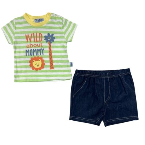 Set Rayas Verde Tinytots