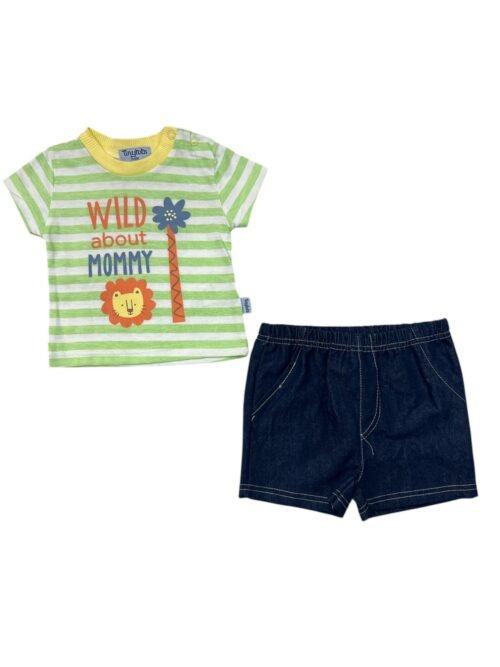 Set Rayas Verde Tinytots