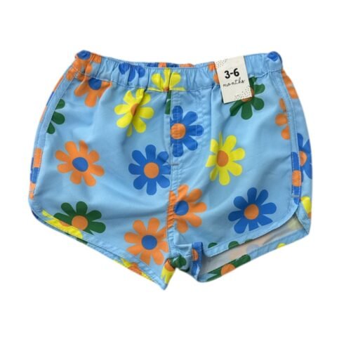 Swim Short Cotton Baby Flores