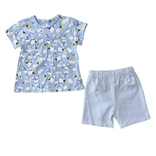 Set Flores Celeste Kotton Kandy