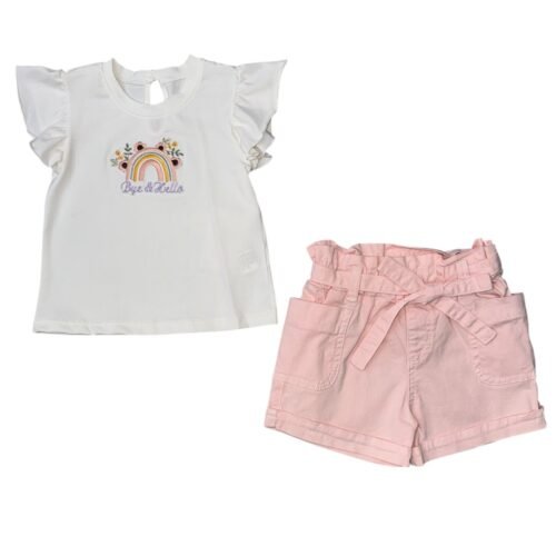 Set Pamodiz Blanco con Rosa