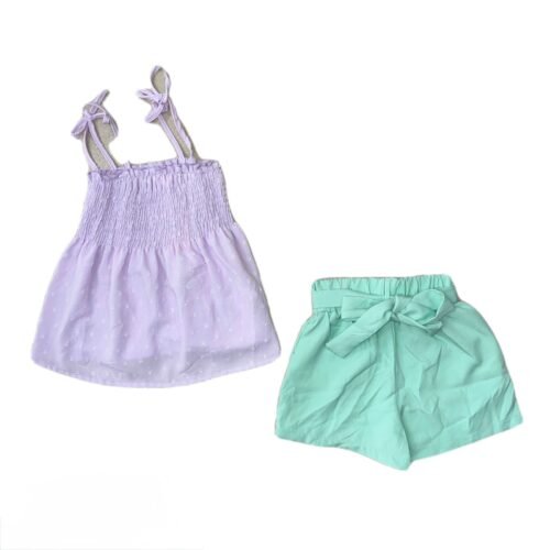 Set Zawary Lila Verde Agua