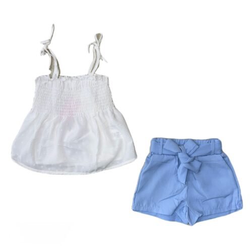 Set Zawary Blanco Celeste