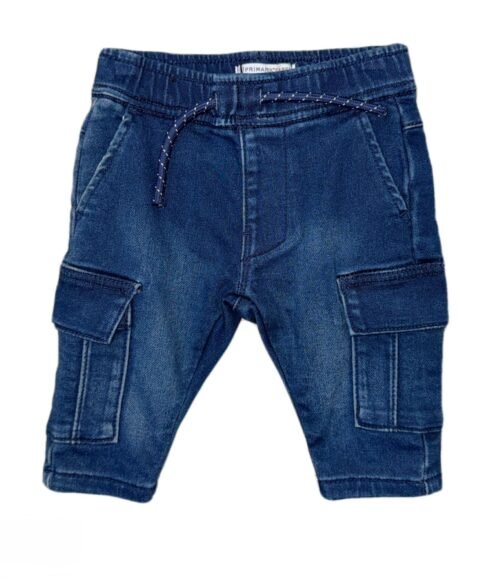 Pantalón Tipo Cargo Azul Primark