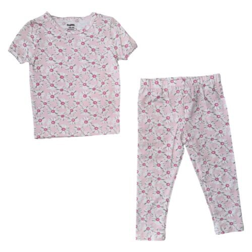 Pijama Flores Rosa Tinytots