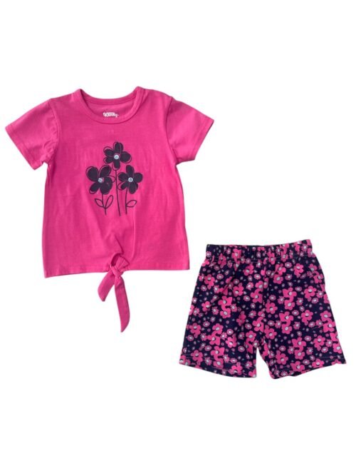 Set Flor Negra Kotton Kandy