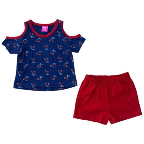 Set Azul Cerezas Kotton Kandy