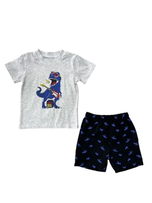 Set Dinosaurio Gris Kotton Kandy
