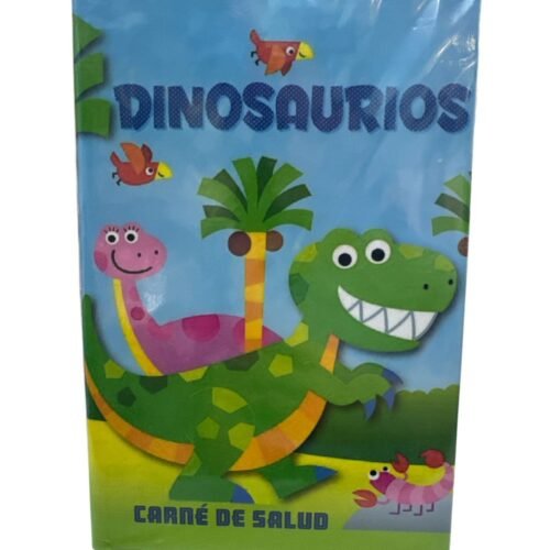 Porta Carnet De Salud Dinosaurios