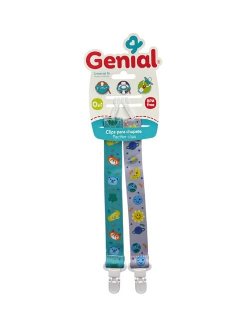 Clips para chupete Genial