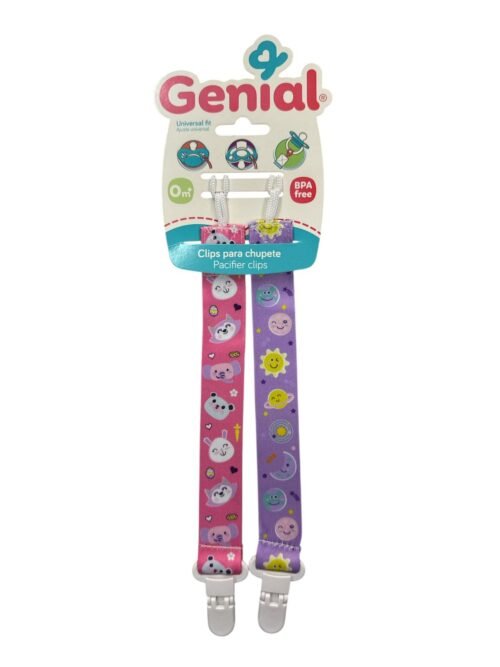 Clips para chupete Genial