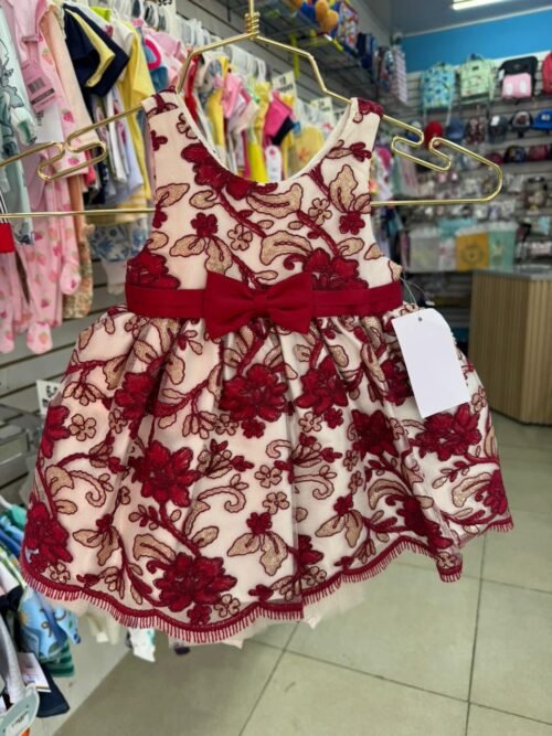 Vestido de Gala Rojo Dorado