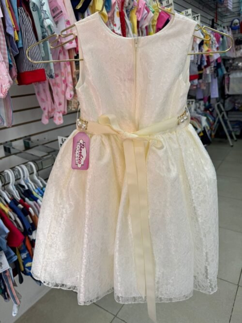 Vestido de Gala Blanco Hueso