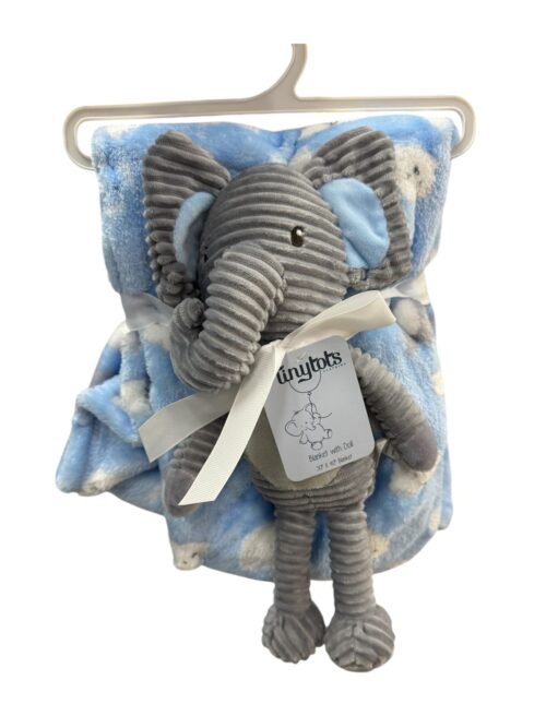 Cobija con Peluche Elefante