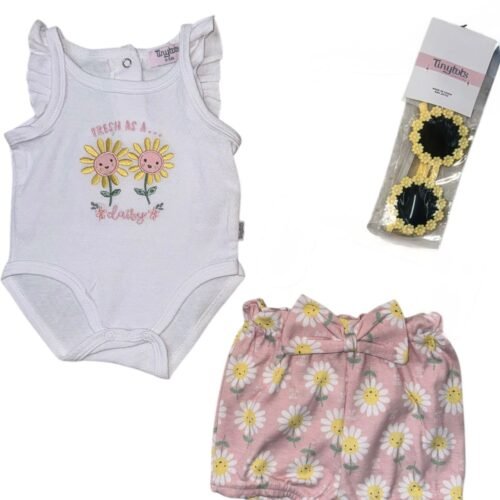 Set 3 piezas Tinytots Flores