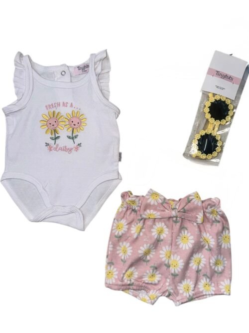 Set 3 piezas Tinytots Flores