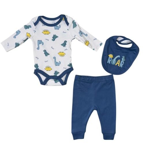 Set 3 piezas Tinytots Dinosaurio