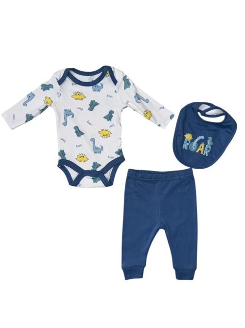 Set 3 piezas Tinytots Dinosaurio