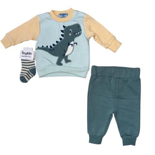 Set 3 piezas Tinytots Dinosaurio