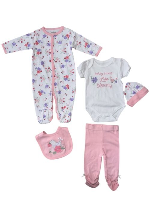 Set 5 piezas Tinytots Flores