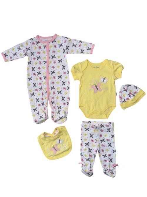 Set 5 piezas Tinytots Mariposas