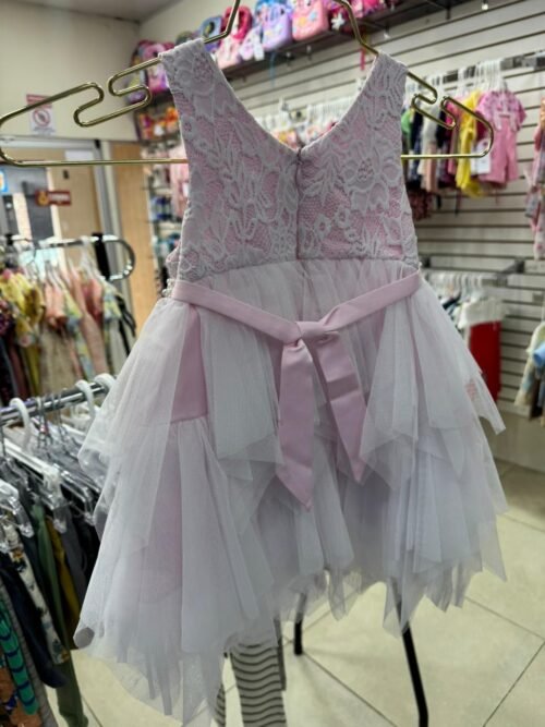 Vestido de Gala Rosa Blanco