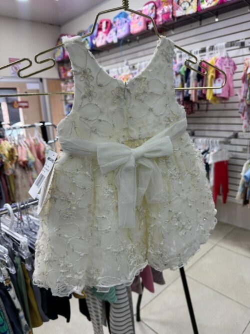 Vestido de Gala Beige Dorado