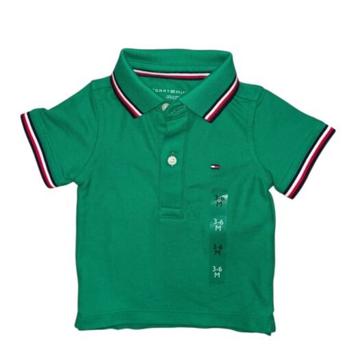 Camisa Tipo Polo Tommy Hilfiger Verde