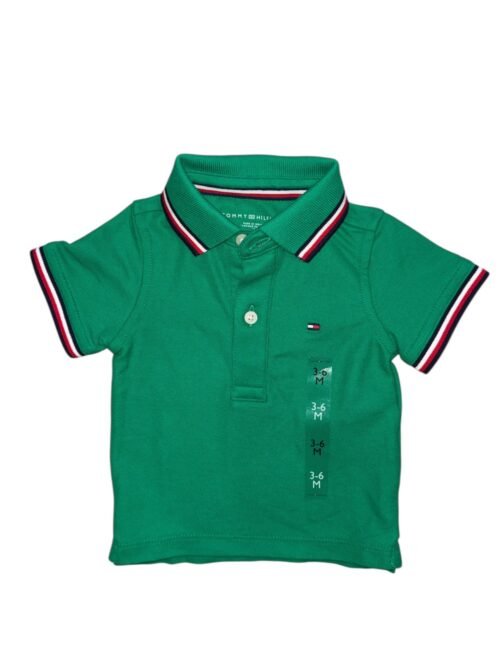 Camisa Tipo Polo Tommy Hilfiger Verde