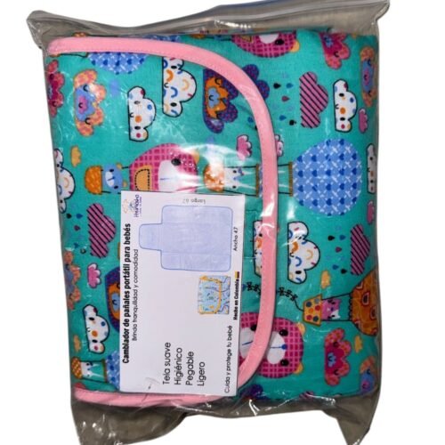 WhatsApp Image 2025-12-01 at 15.39.55 Cambiador de Pañal Figuras Turquesa