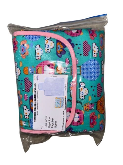 Cambiador de Pañal Figuras Turquesa