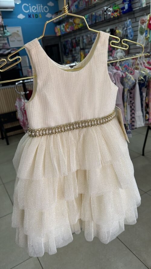 Vestido de Gala Dorado