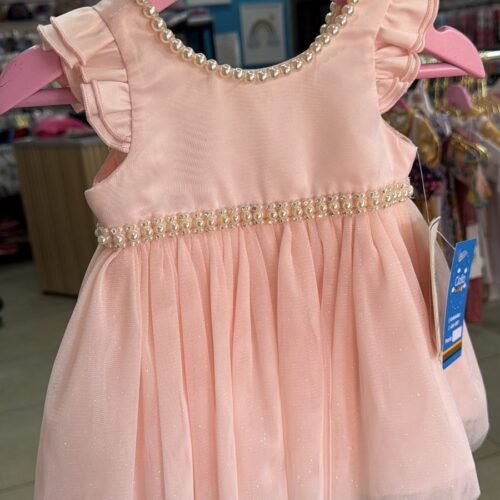 Vestido de Gala Rosa Perlas