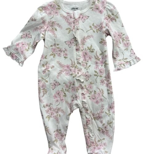 Pijama Little Me Flor Mariposas