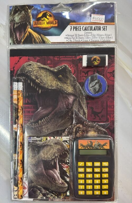 Set 7 piezas Jurassic World