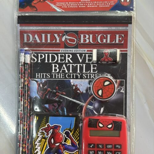 Set 7 piezas Spiderman