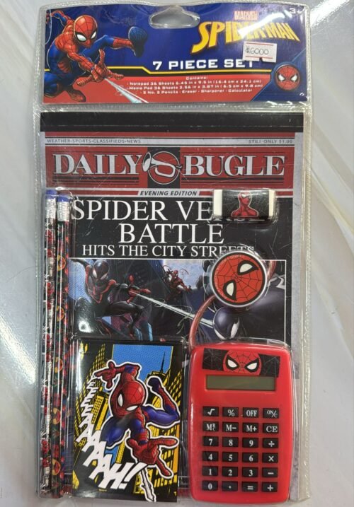 Set 7 piezas Spiderman