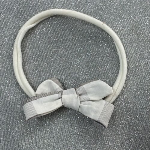Vincha Blanca Gris