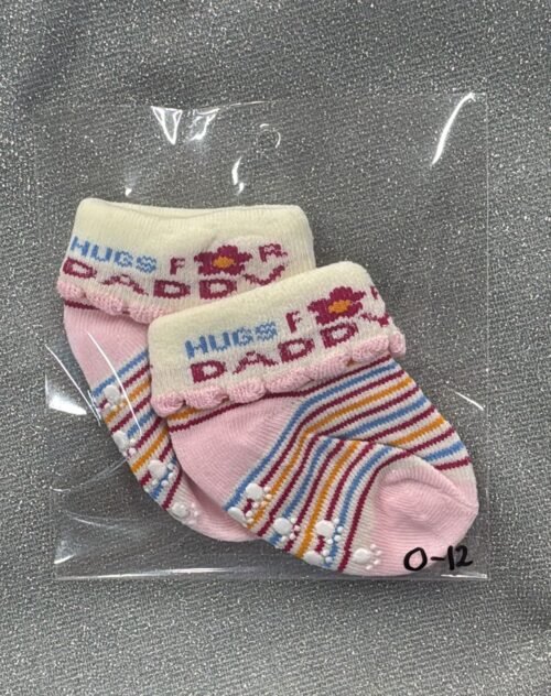 Medias Hugs Rosa 0-12 meses