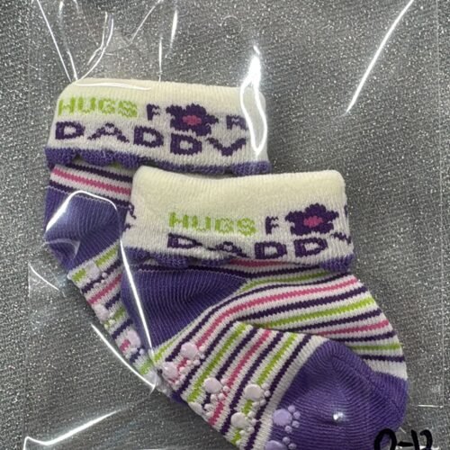 Medias Hugs Morado 0-12 meses