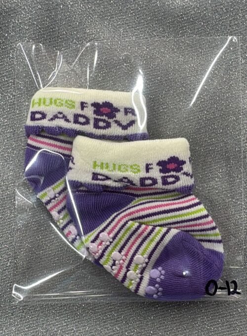 Medias Hugs Morado 0-12 meses