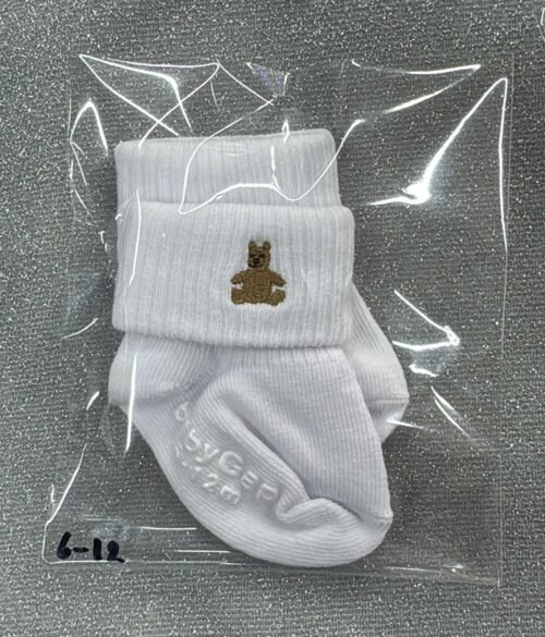 Medias Blancas Gap Osito 6-12 meses
