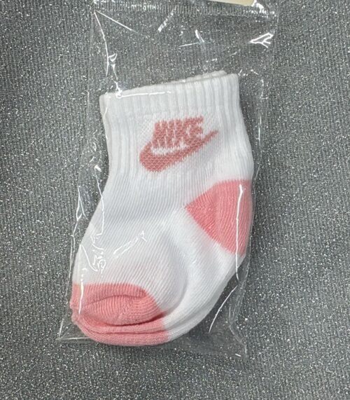 Medias Nike Blanco Rosa