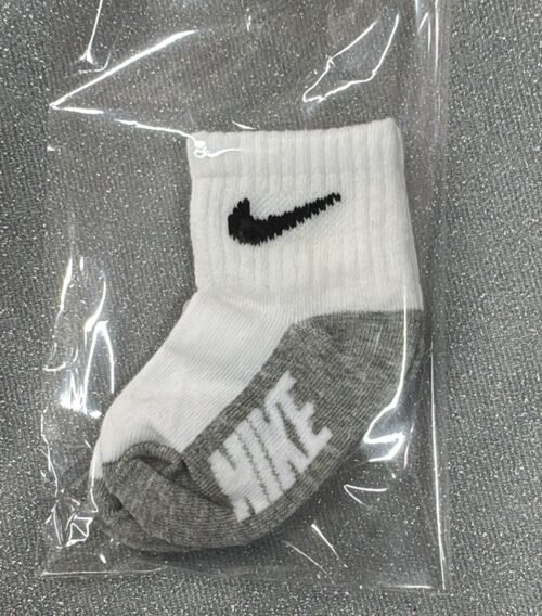 Medias Nike Blanco Gris