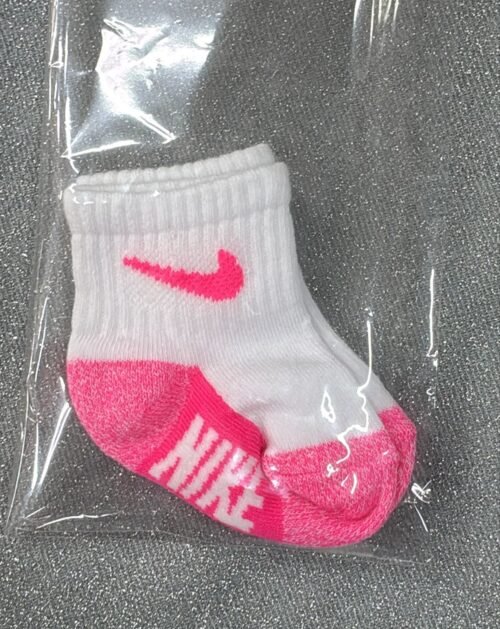 Medias Nike Blanco Fucsia