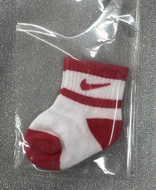 Medias Nike Blanco Rojo