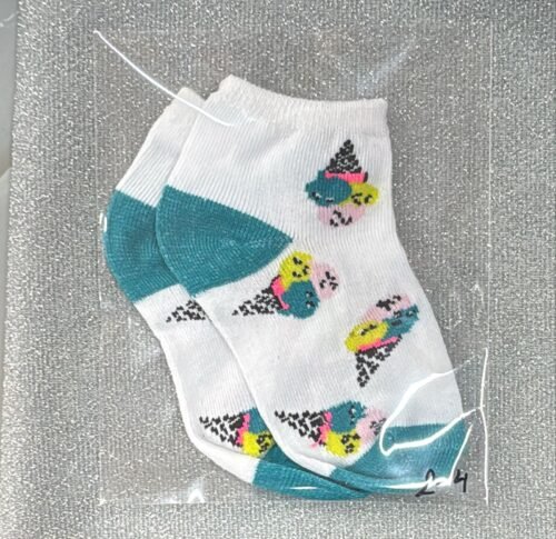Medias Blanco Turquesa 2T-4T